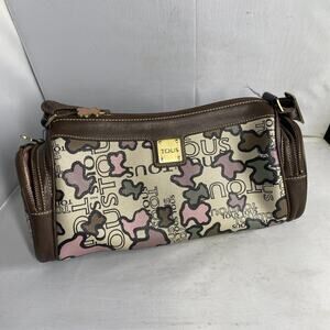TOUS Shoulder Bag Pastel Bear Print shoulder bag